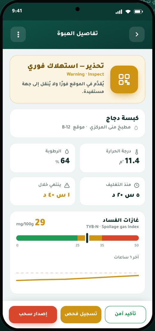 بطاقة العبوة